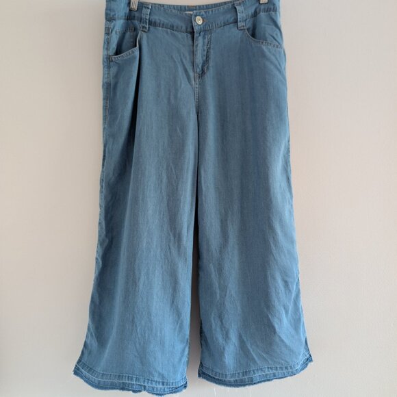 Dex Pants - 3/$30 Dex chambray wide leg pants